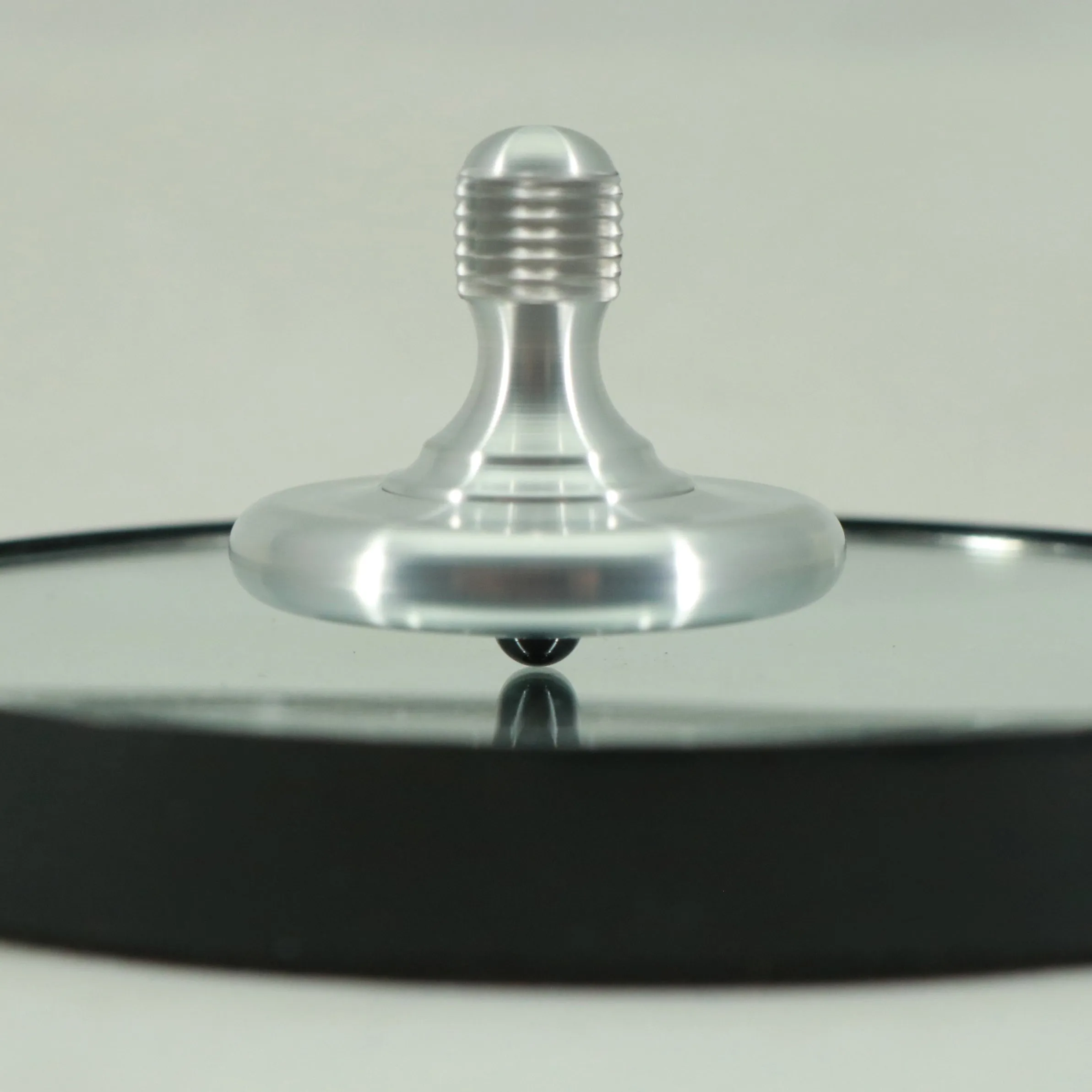 M3 - Brushed Aluminum Spinning Top