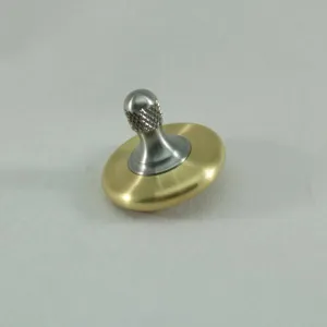 M3 - Brushed Brass and Stainless Steel Spin Top