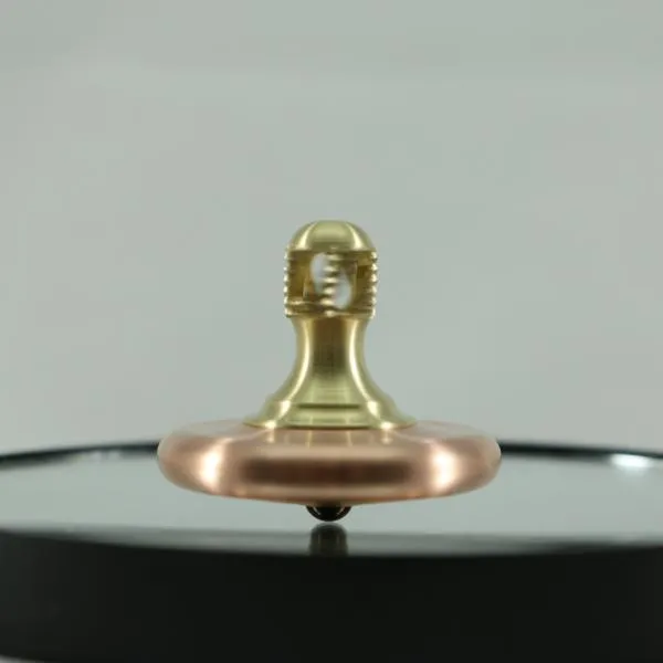 M3 - Brushed Copper and Brass Spinning Top Super Grip