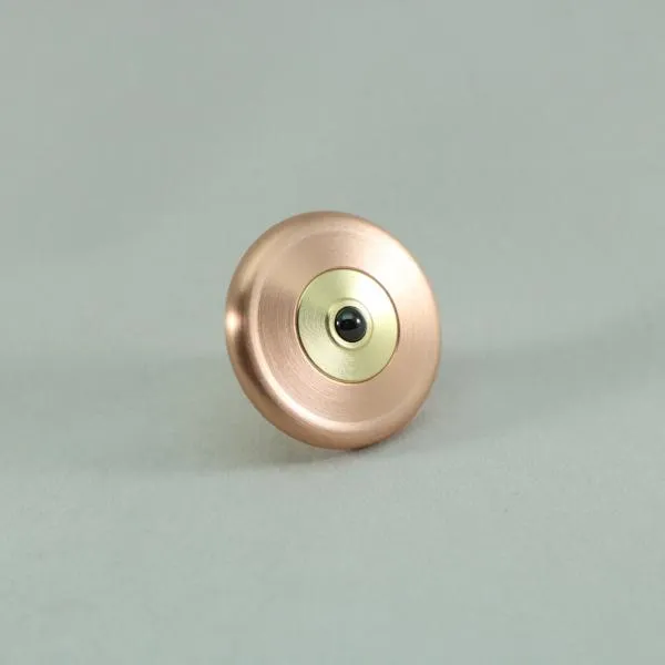 M3 - Brushed Copper and Brass Spinning Top Super Grip