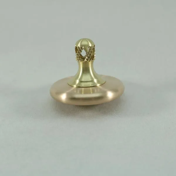 M3 - Brushed Phosphor Bronze and Brass Spinning Top Super Grip