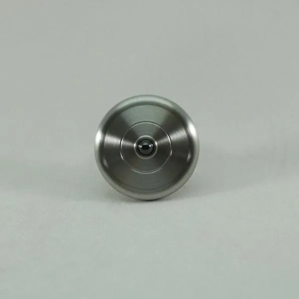 M3 - Brushed Stainless Steel Spinning Top