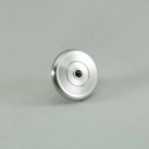 M3 - Brushed Stainless Steel Spinning Top