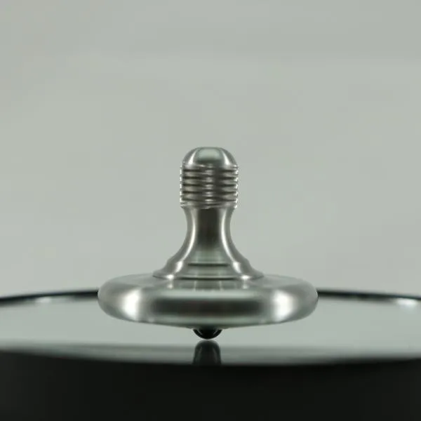 M3 - Brushed Stainless Steel Spinning Top