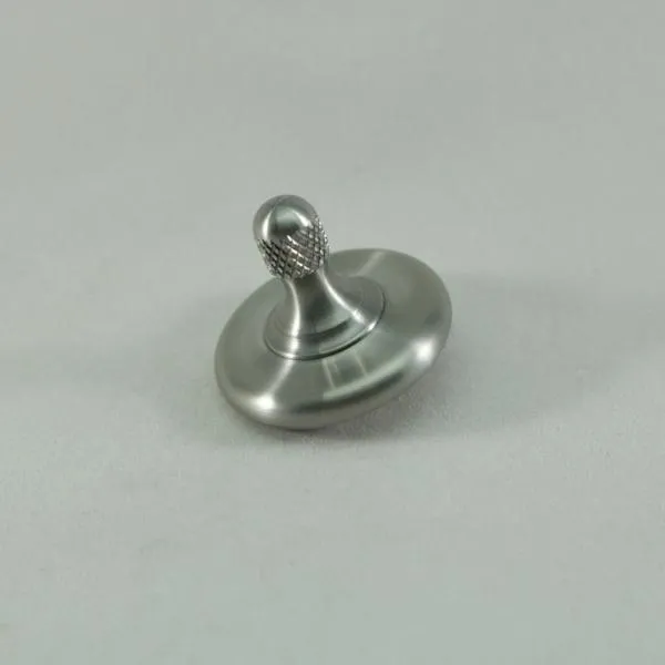 M3 - Brushed Stainless Steel Spinning Top