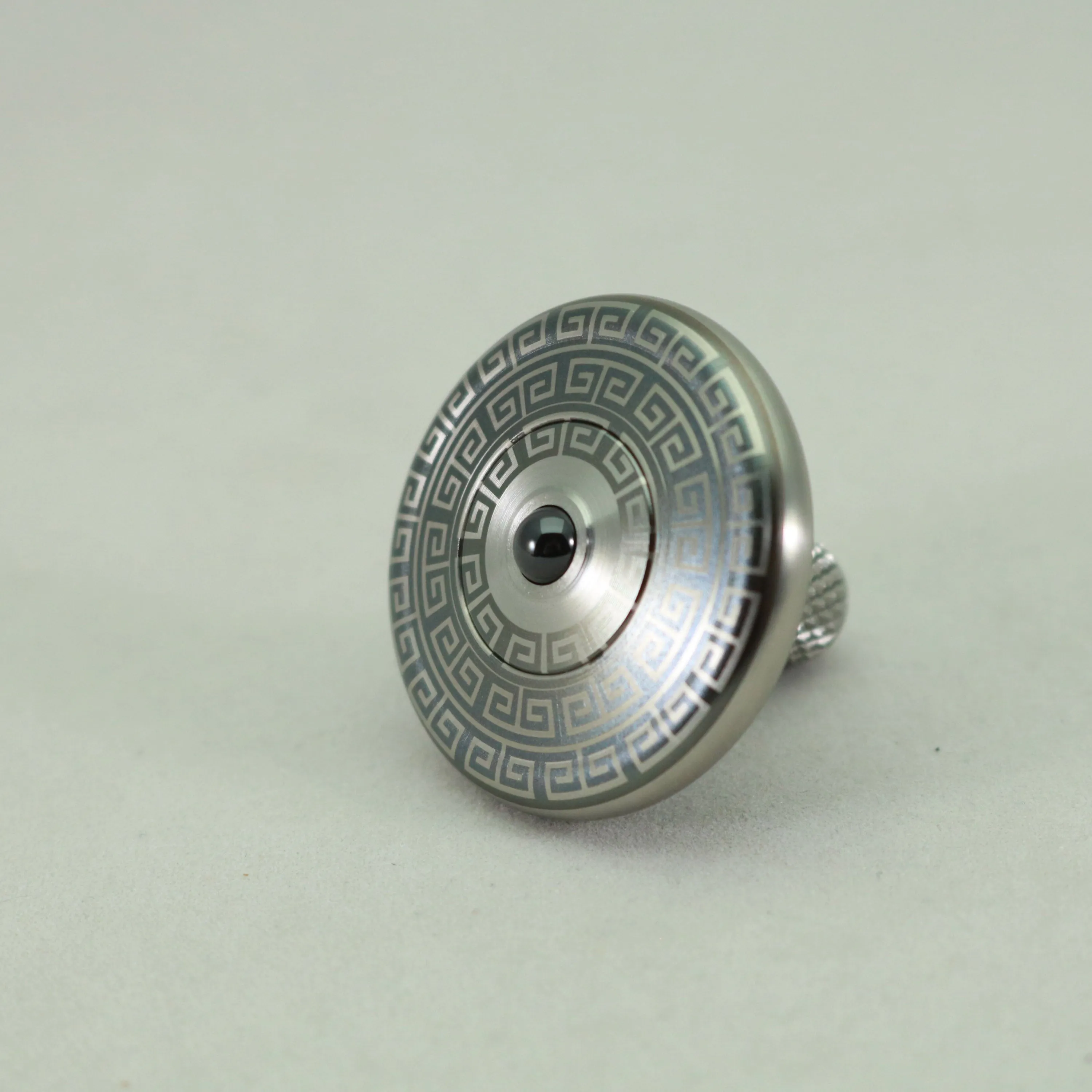 M3 - Laser Etched Aztec Design Stainless Steel Spinning Top