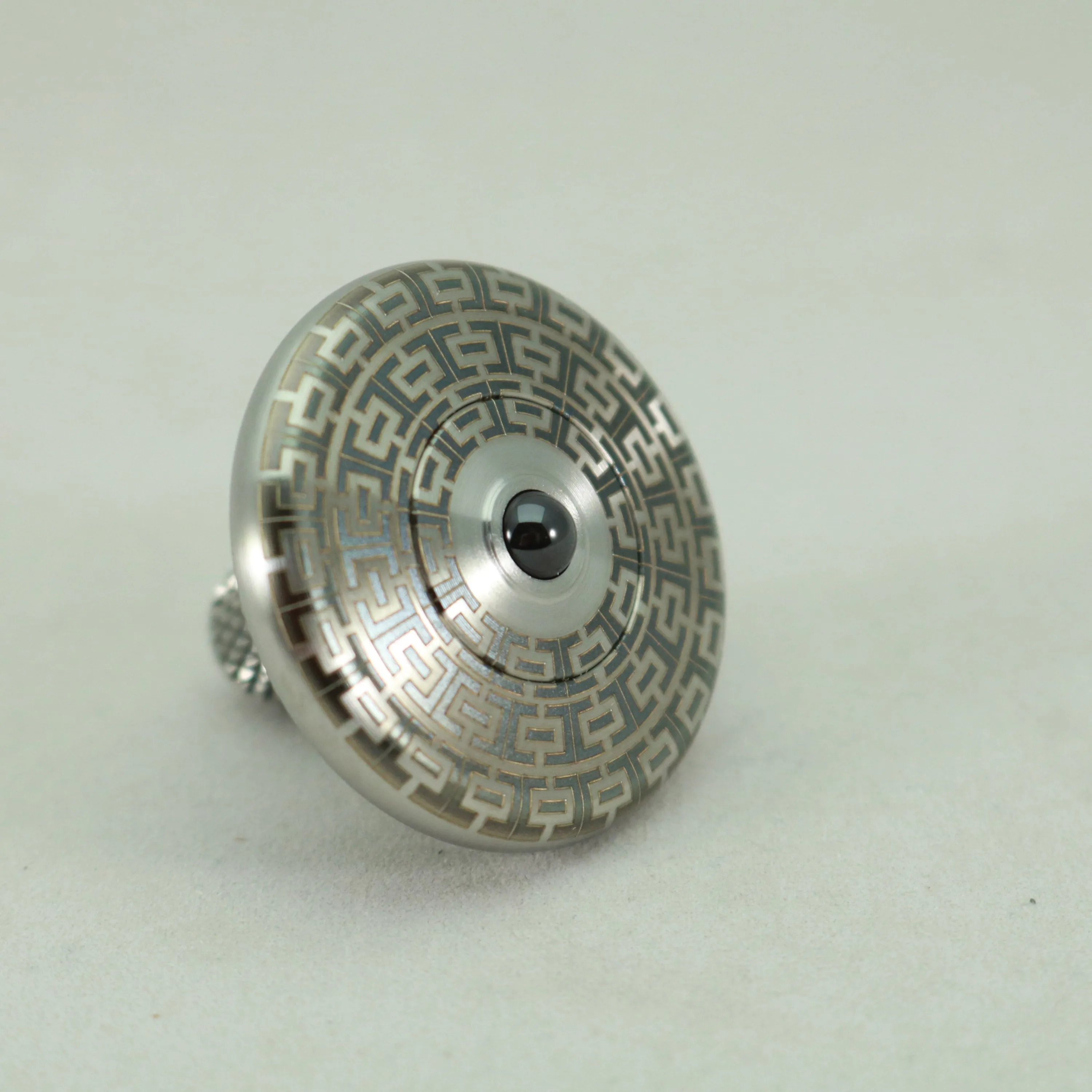 M3 - Laser Etched I-Beam Pattern Stainless Steel Spinning Top