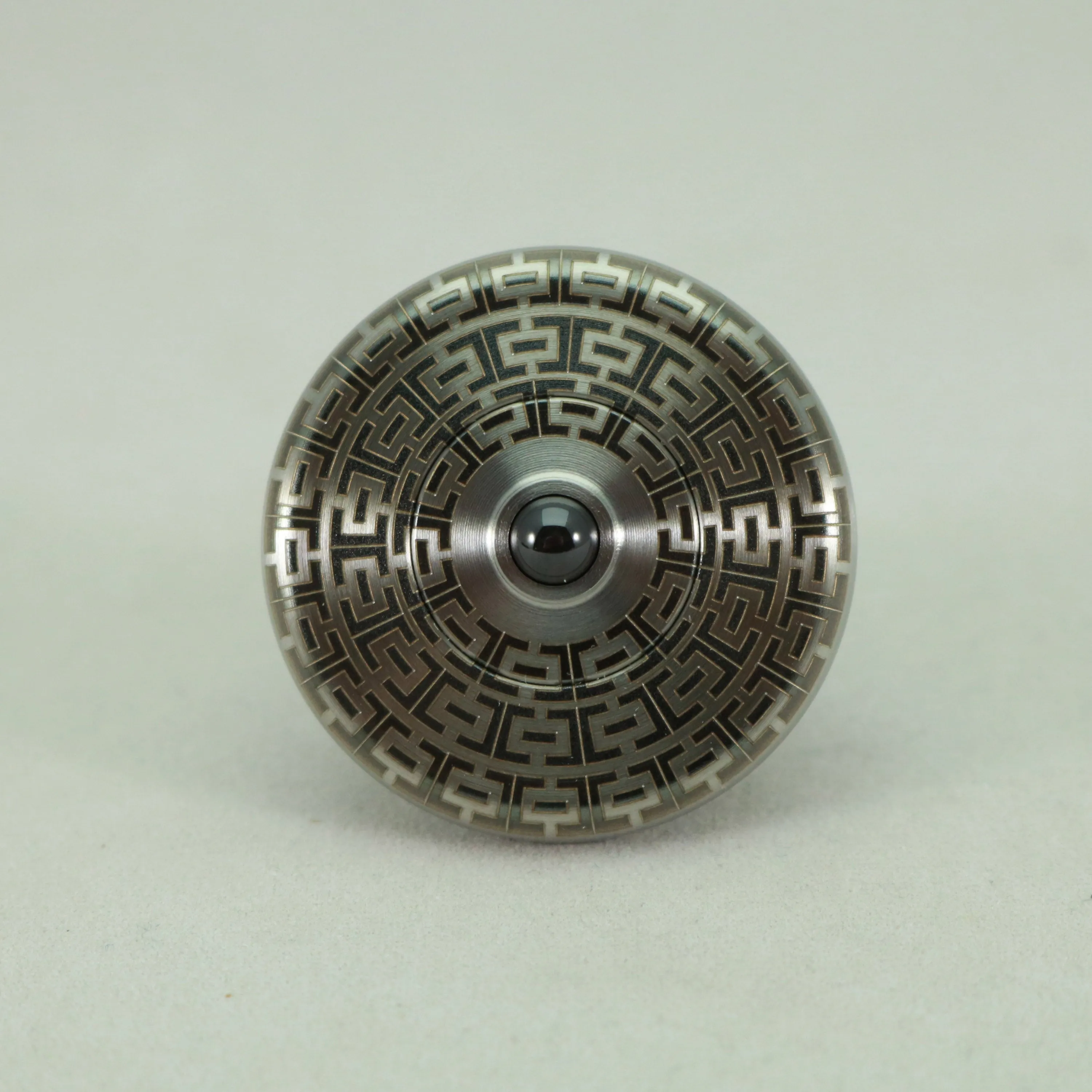 M3 - Laser Etched I-Beam Pattern Stainless Steel Spinning Top