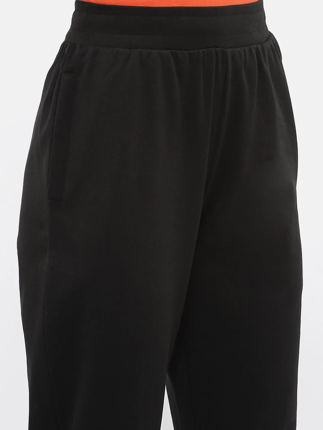 Madame Logo Print Black Jogger
