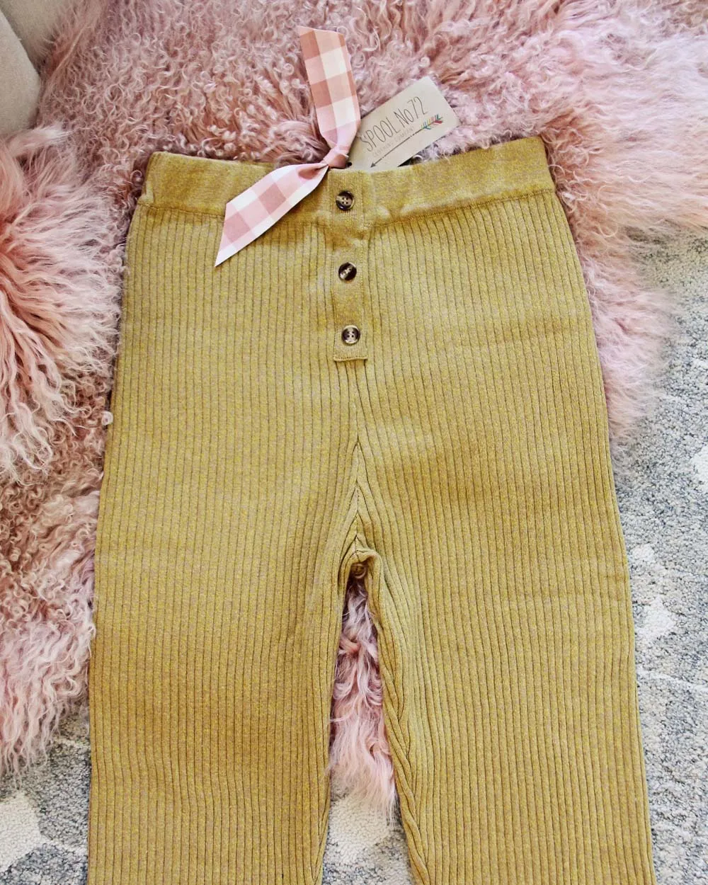 Marbled Knit Cozy Pants