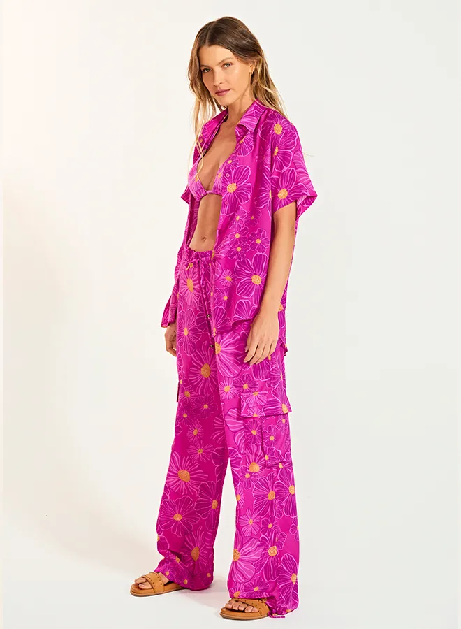 Marina Floral Pink Shirt