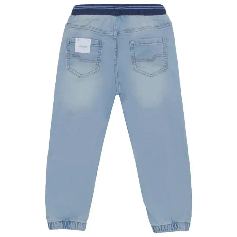 Mayoral Blue Denim Joggers