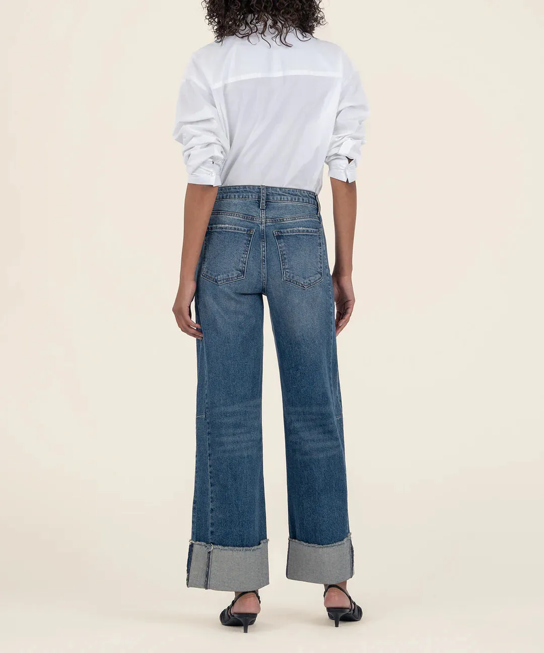 MEG HIGH RISE WIDE LEG W/CUFF