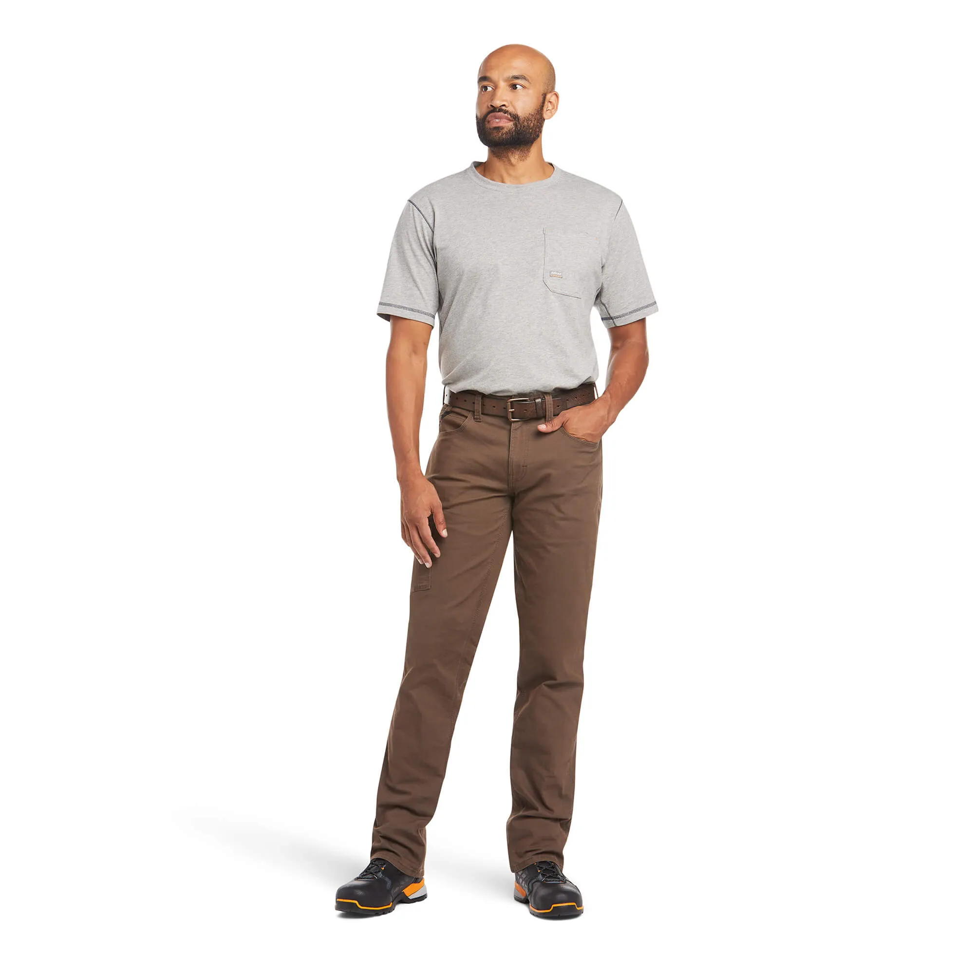 Men's Ariat  Rebar M4 Relaxed DuraStretch Made Tough Stackable Straight Leg Pant 10031622