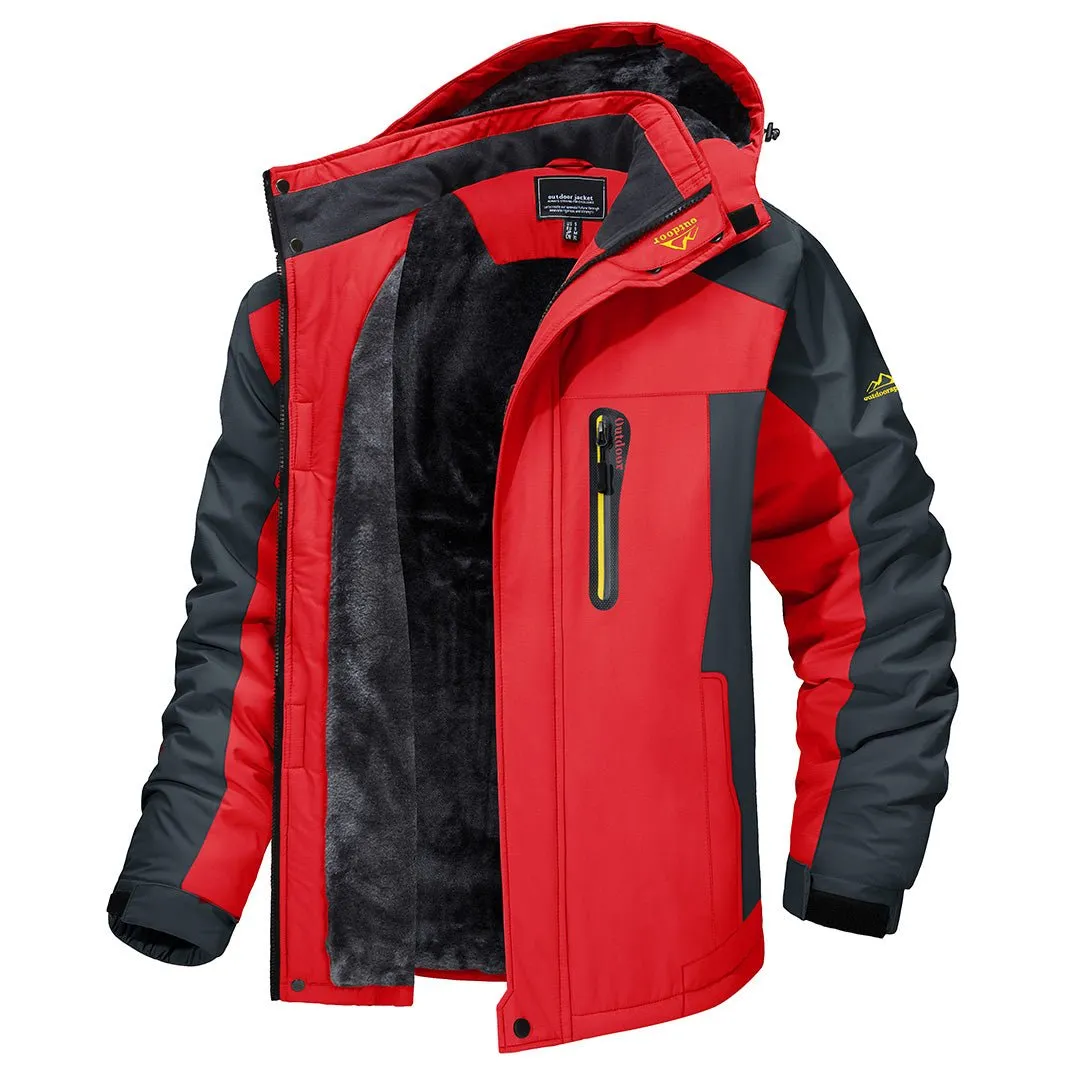 Men's classic warm autumn jacket - Alpheus