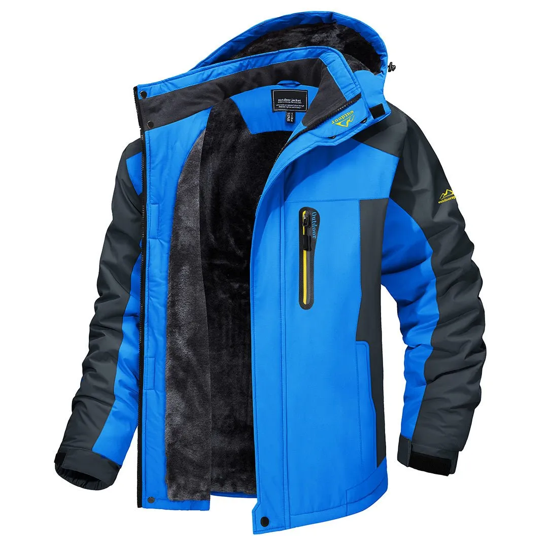 Men's classic warm autumn jacket - Alpheus