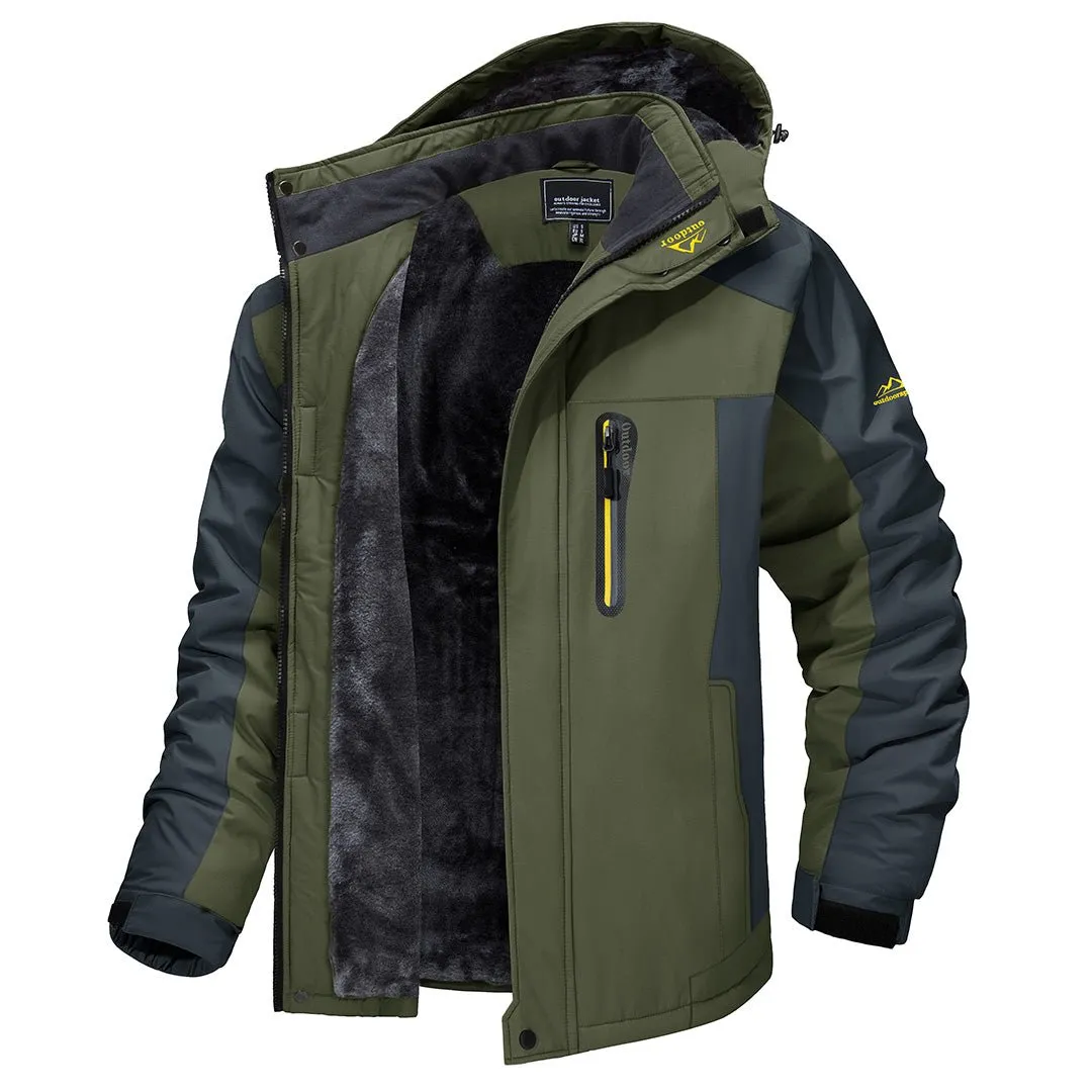Men's classic warm autumn jacket - Alpheus