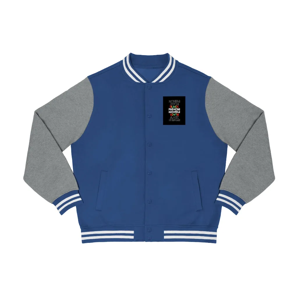 Men's Varsity Jacket (Black Love Rocks Official - PHENOM)