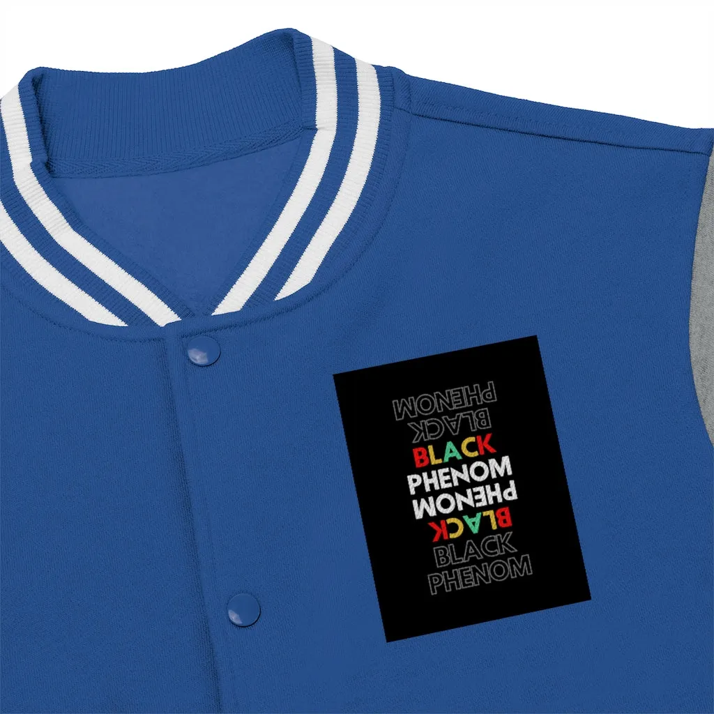 Men's Varsity Jacket (Black Love Rocks Official - PHENOM)