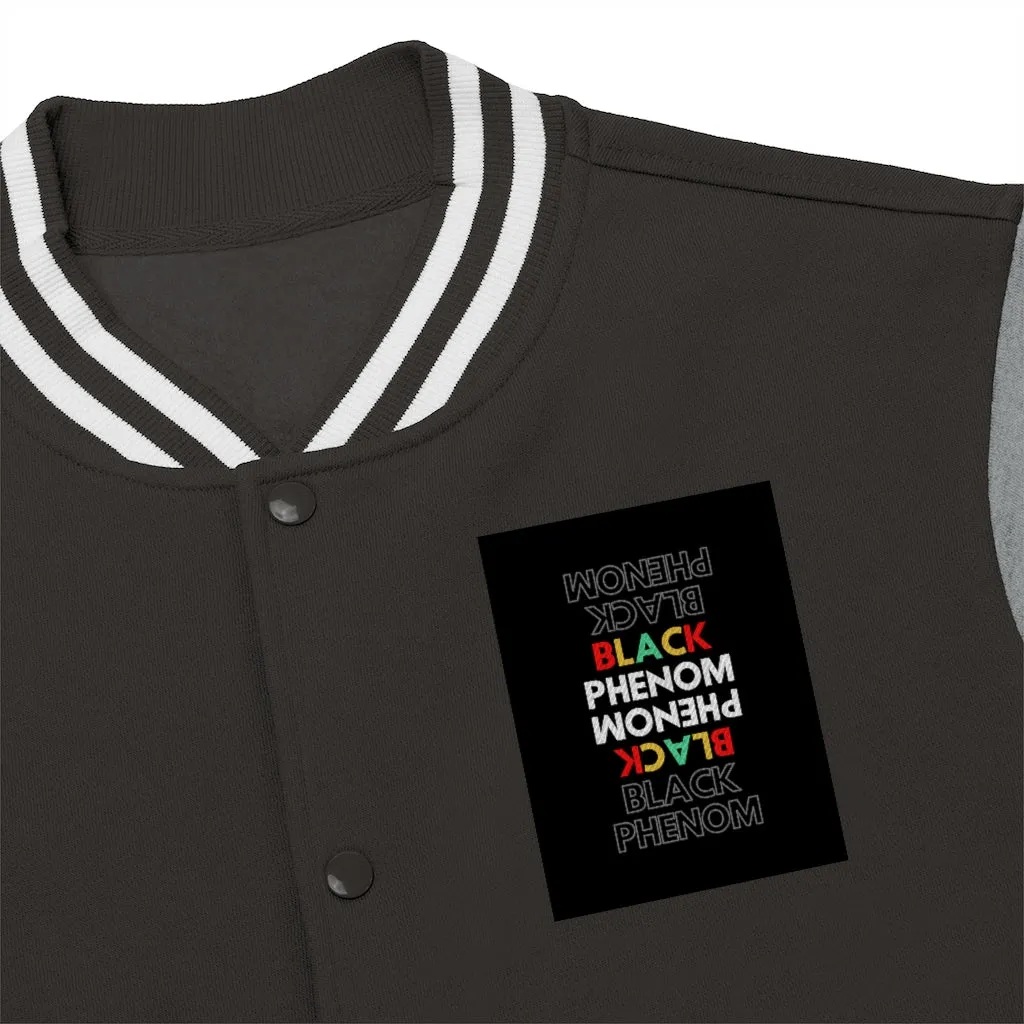 Men's Varsity Jacket (Black Love Rocks Official - PHENOM)