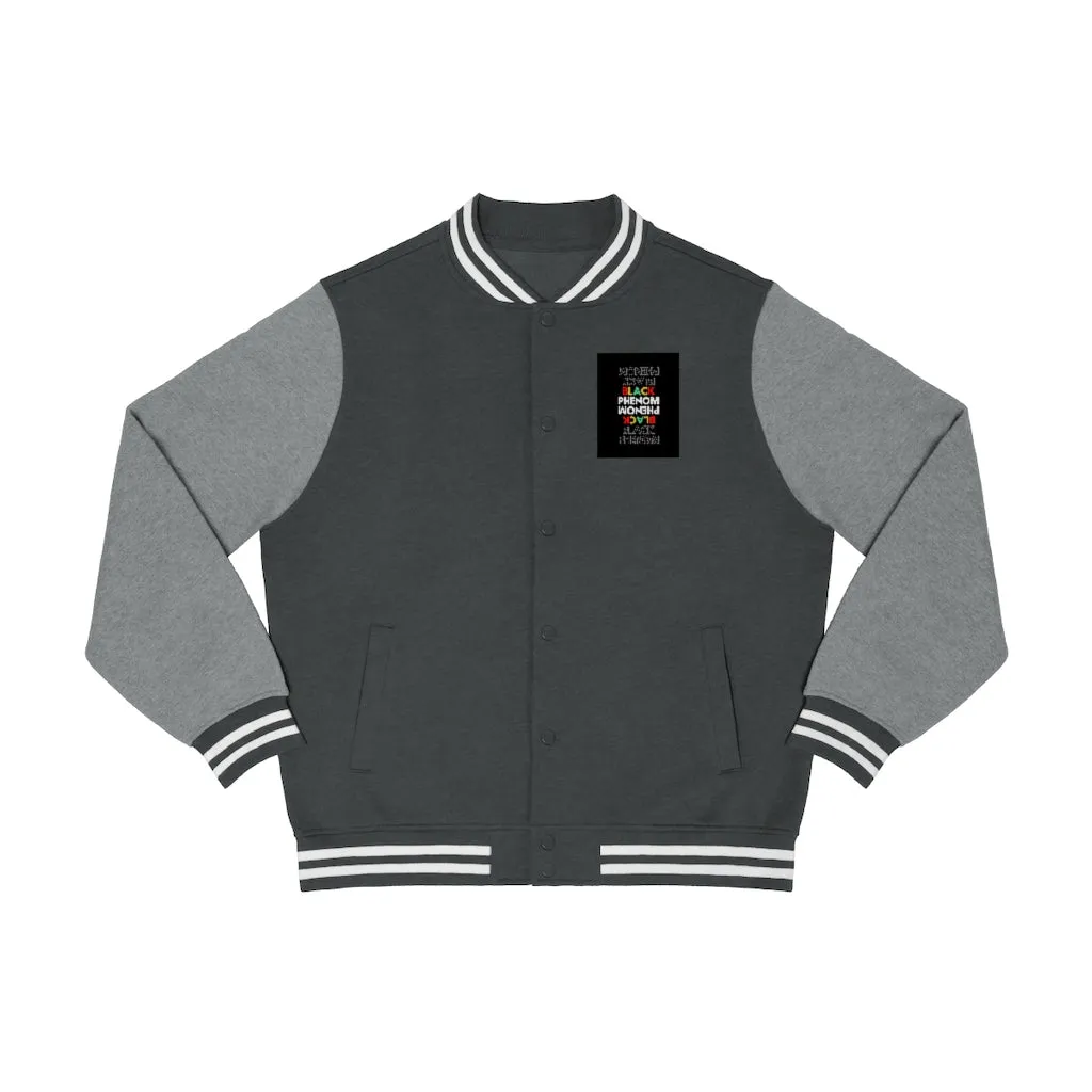 Men's Varsity Jacket (Black Love Rocks Official - PHENOM)