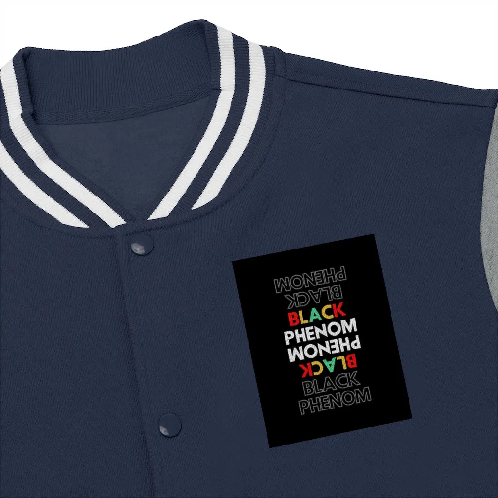 Men's Varsity Jacket (Black Love Rocks Official - PHENOM)