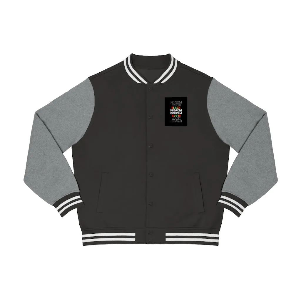 Men's Varsity Jacket (Black Love Rocks Official - PHENOM)