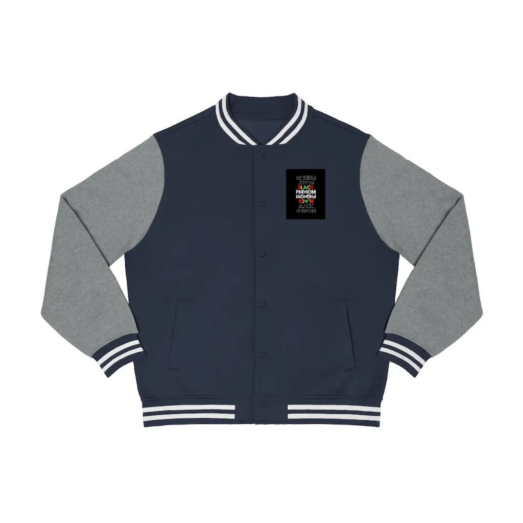 Men's Varsity Jacket (Black Love Rocks Official - PHENOM)