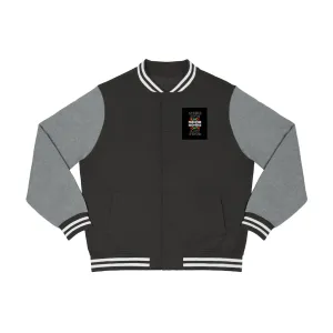 Men's Varsity Jacket (Black Love Rocks Official - PHENOM)