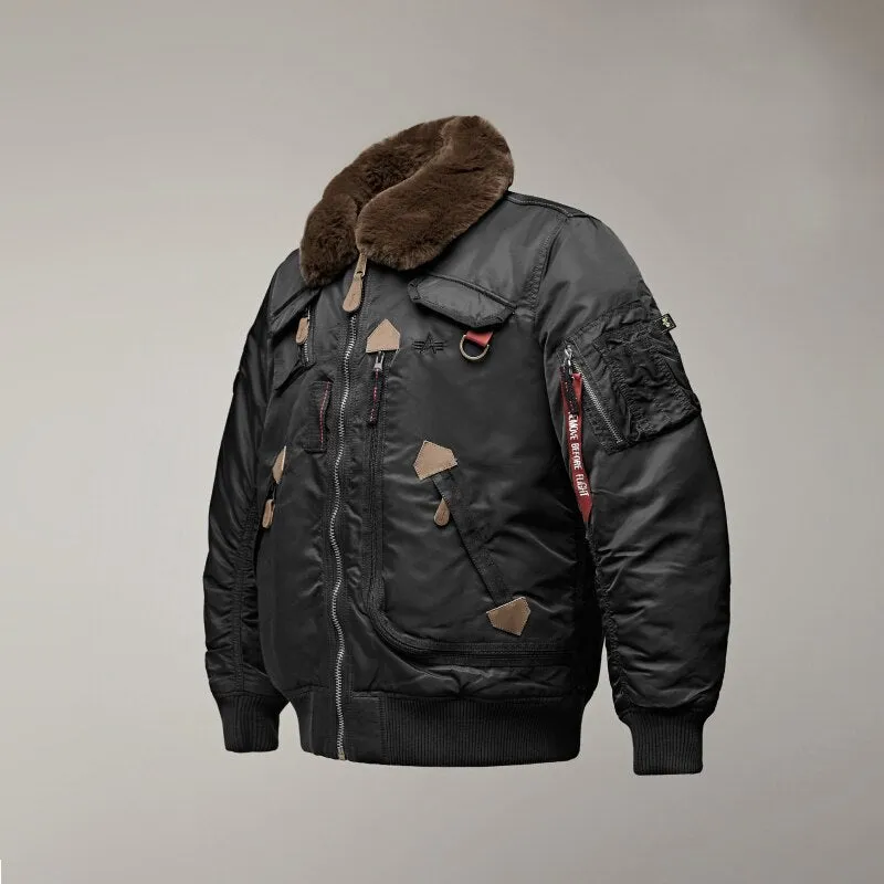 Men's winter short stylish Patchwork Outerwear Jackets