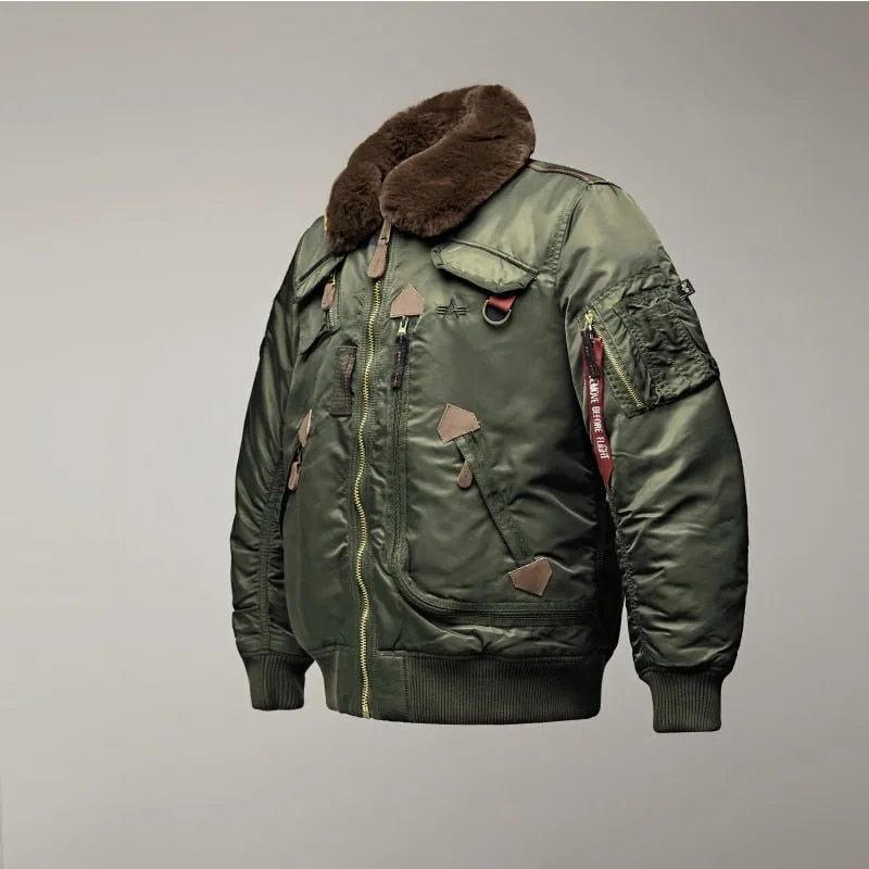 Men's winter short stylish Patchwork Outerwear Jackets