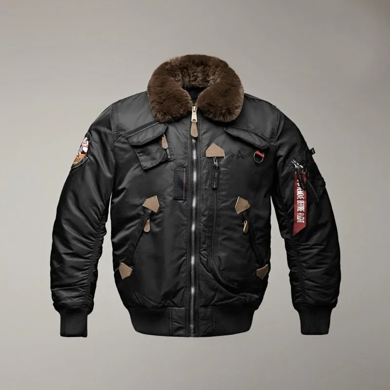 Men's winter short stylish Patchwork Outerwear Jackets