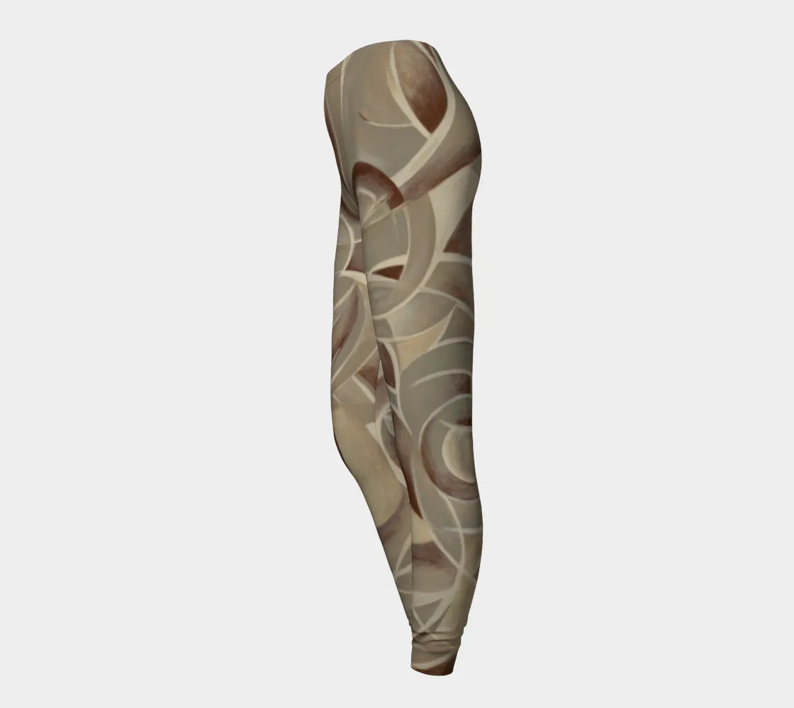 Metallic Femininity Classic Leggings