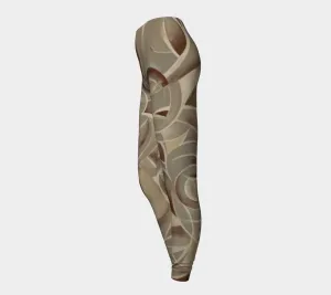 Metallic Femininity Classic Leggings