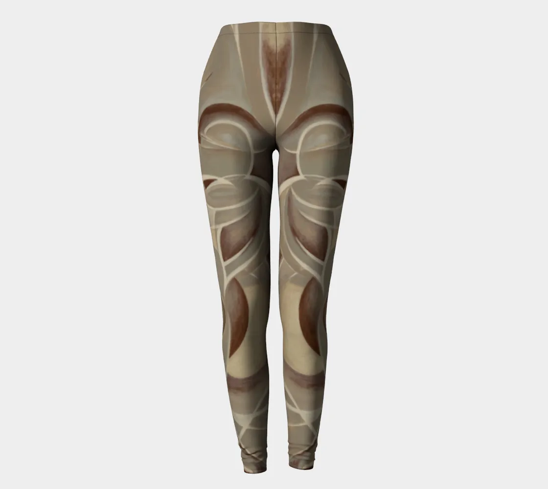 Metallic Femininity Classic Leggings