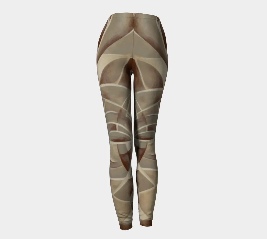 Metallic Femininity Classic Leggings