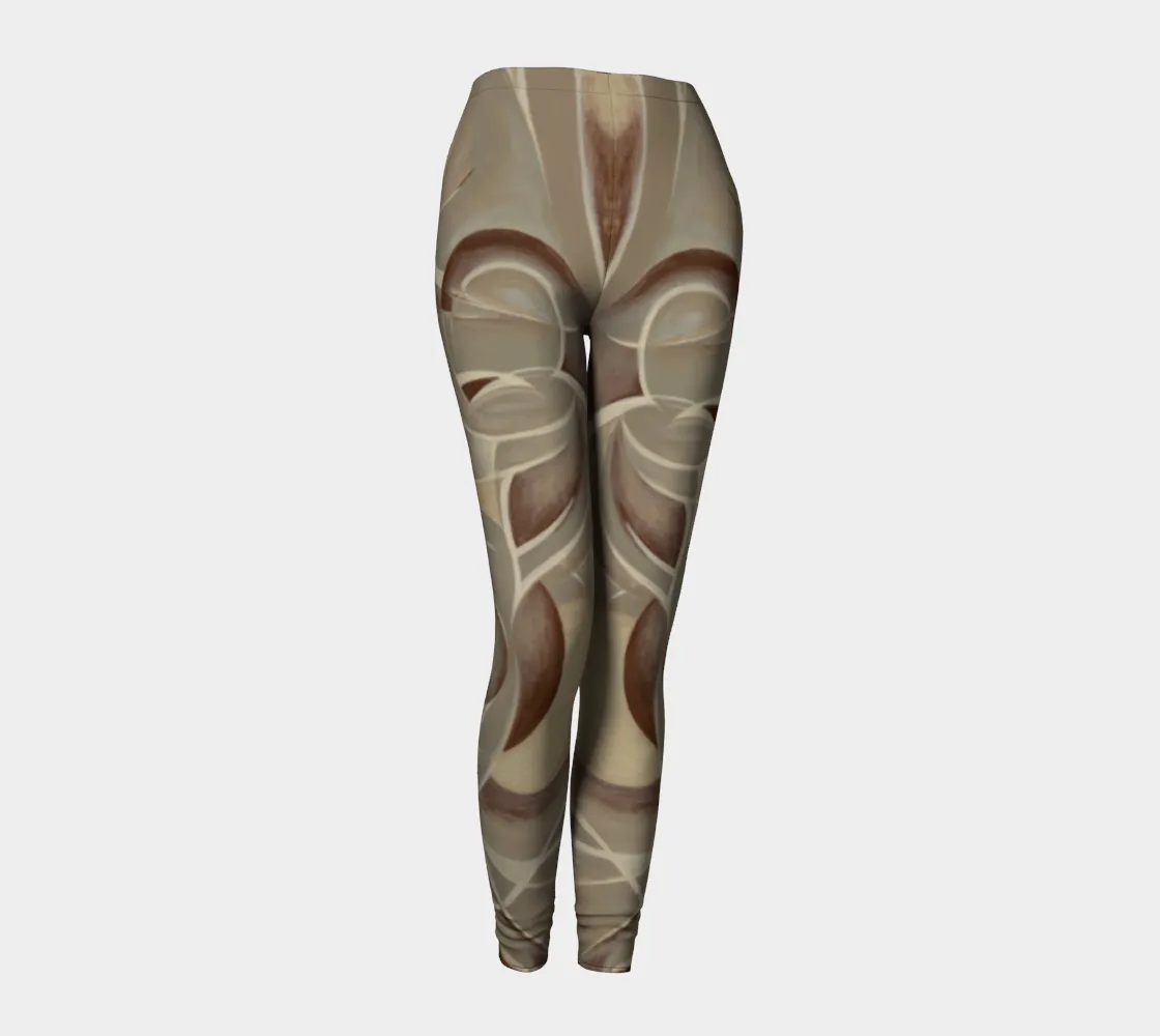 Metallic Femininity Classic Leggings