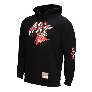 Mitchell and Ness Miami HEAT Hyper Hoop Hoodie