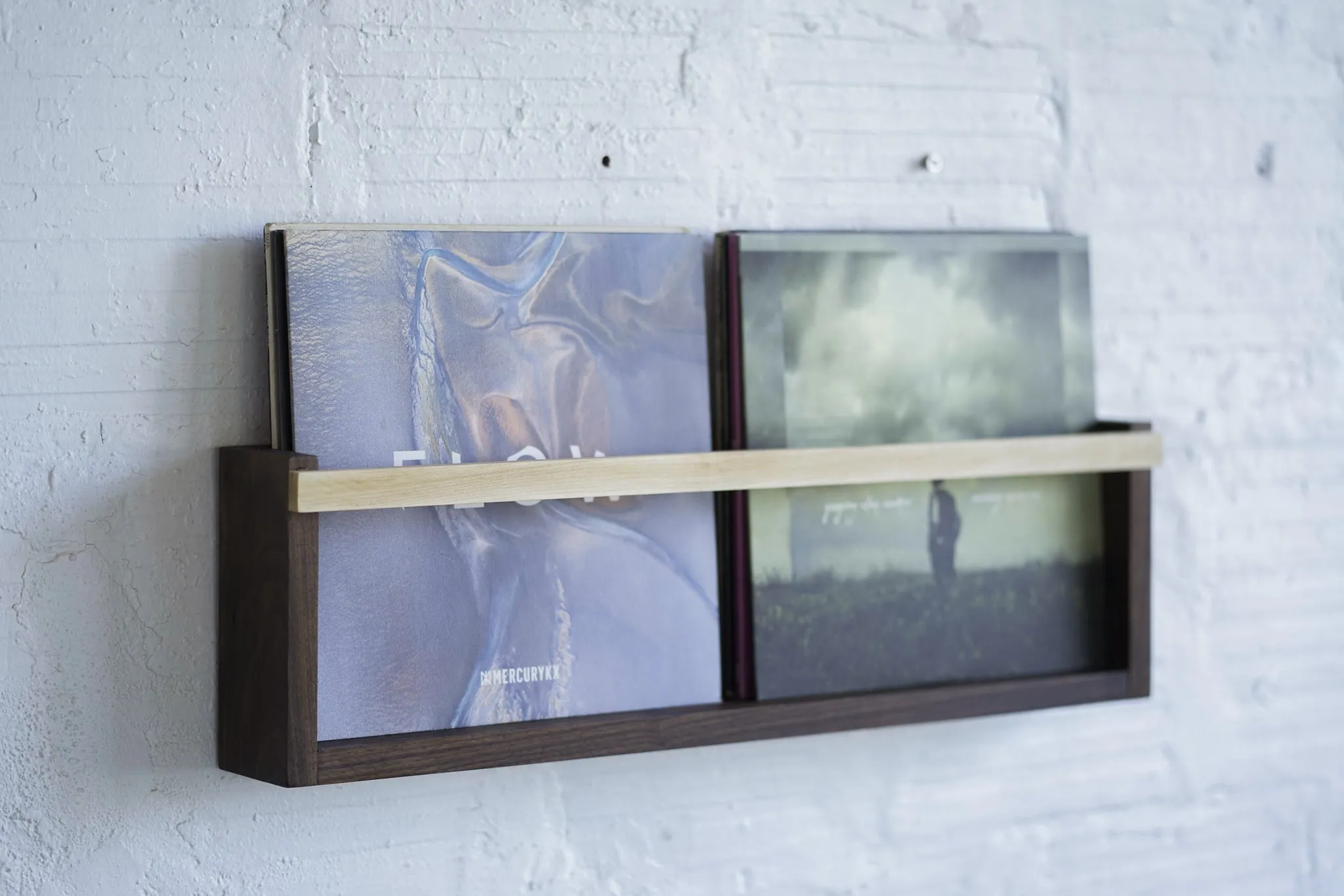Modern Magazine & Vinyl Wall Rack