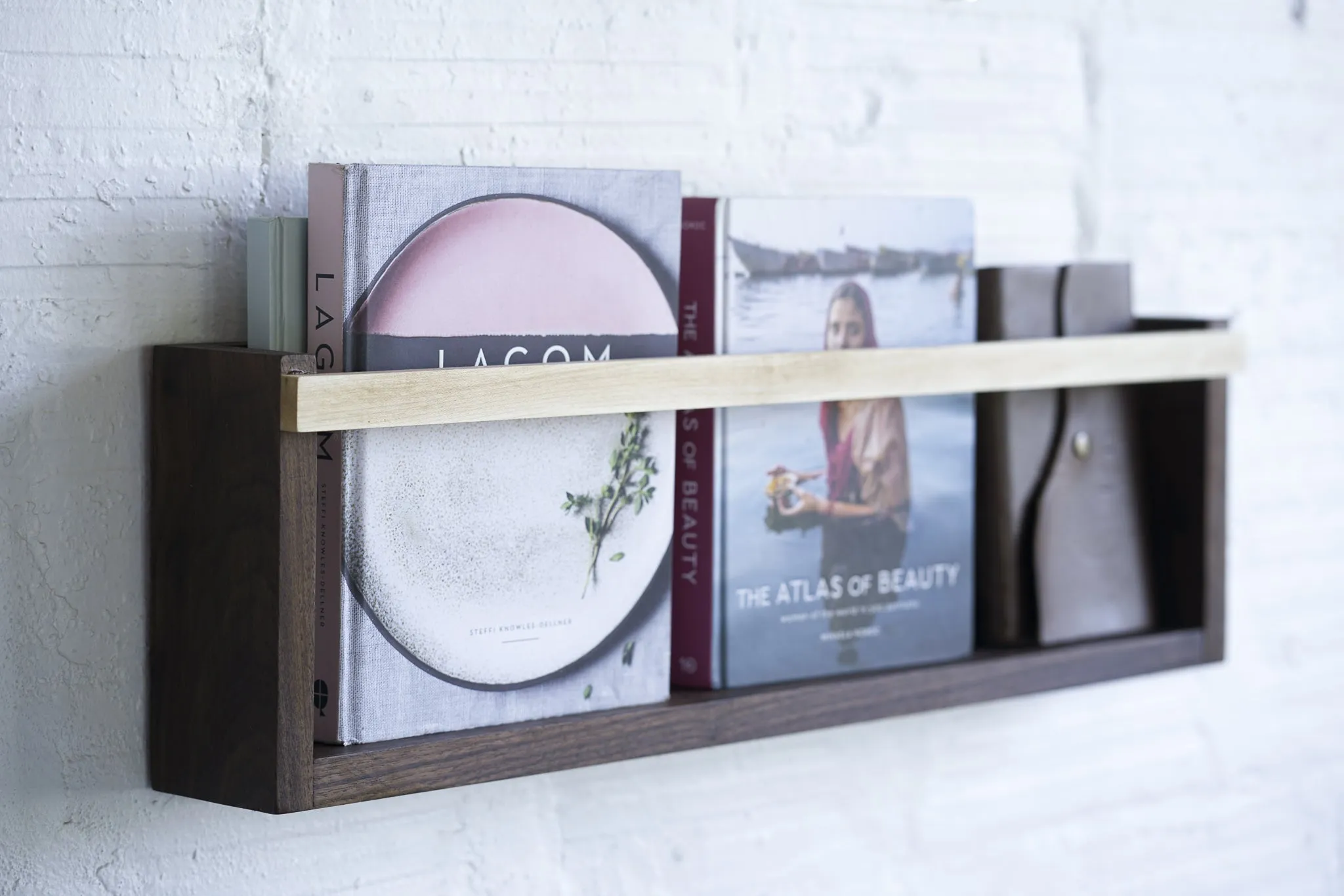 Modern Magazine & Vinyl Wall Rack