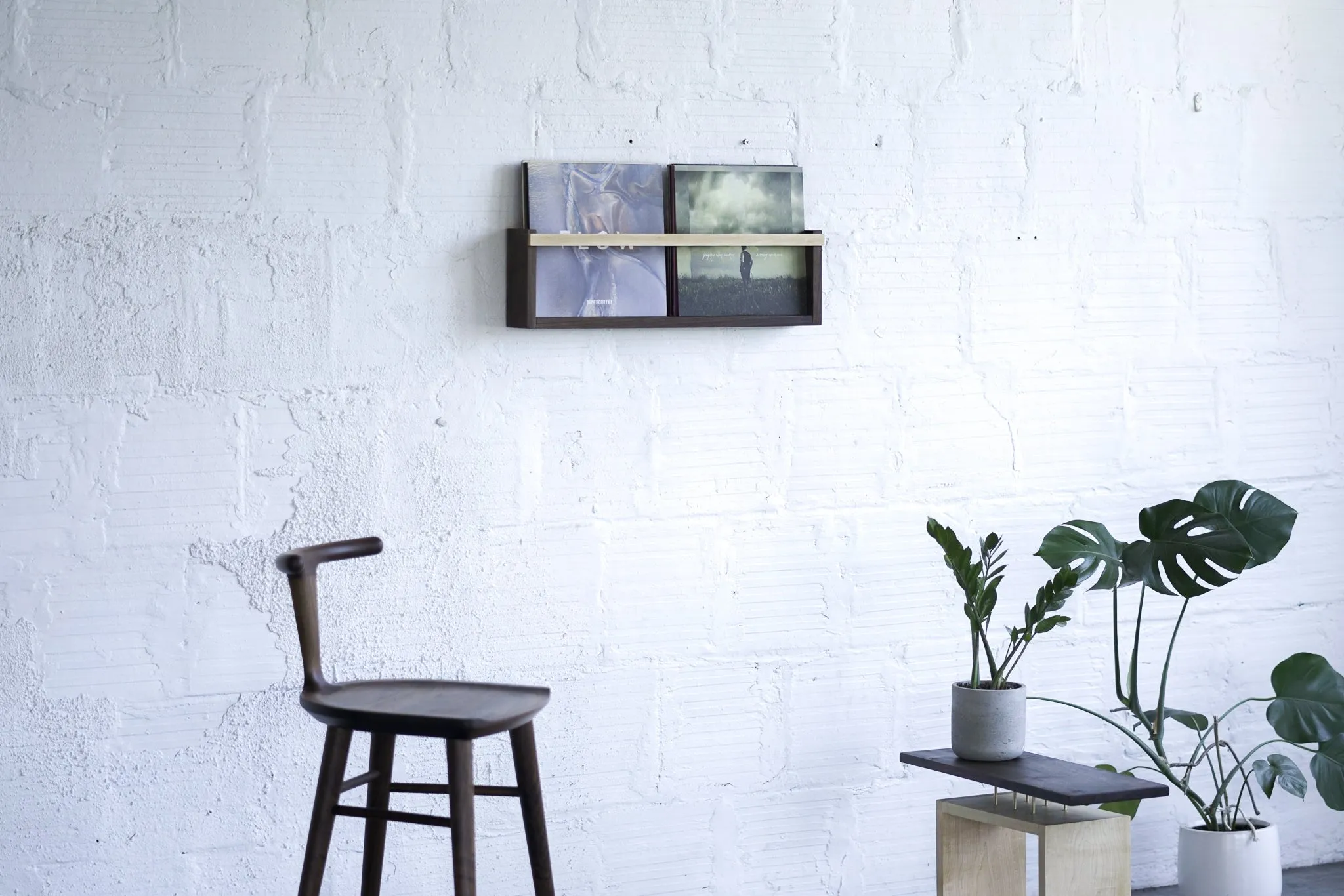 Modern Magazine & Vinyl Wall Rack