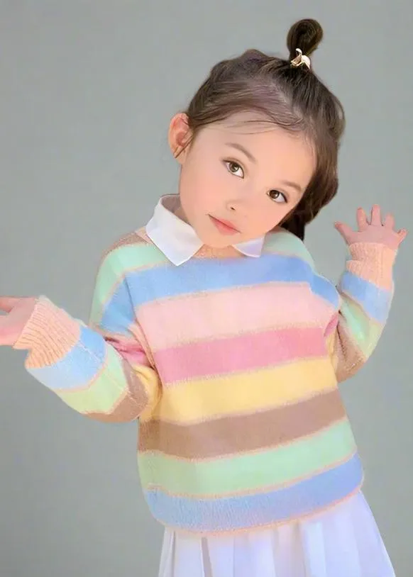 Mother-Daughter Trendy Knitted Sweater Style for Fall
