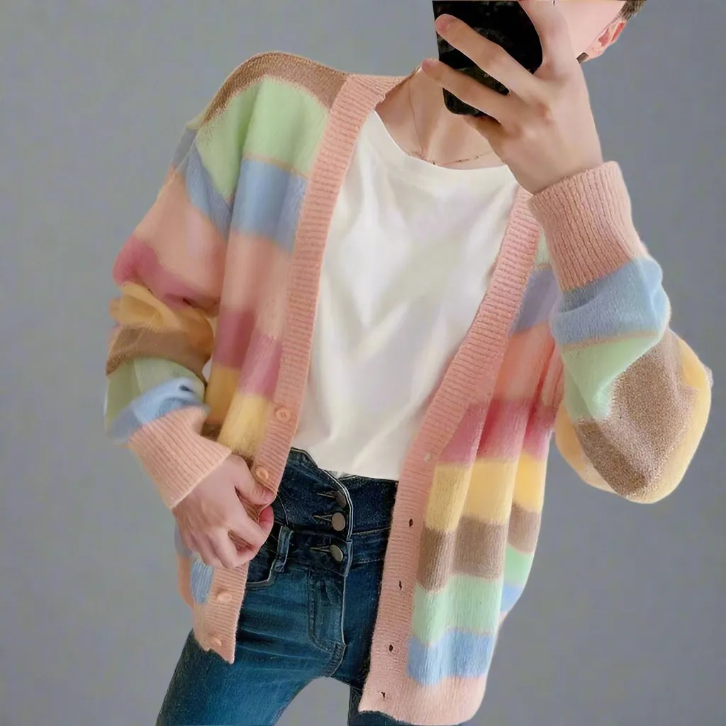 Mother-Daughter Trendy Knitted Sweater Style for Fall