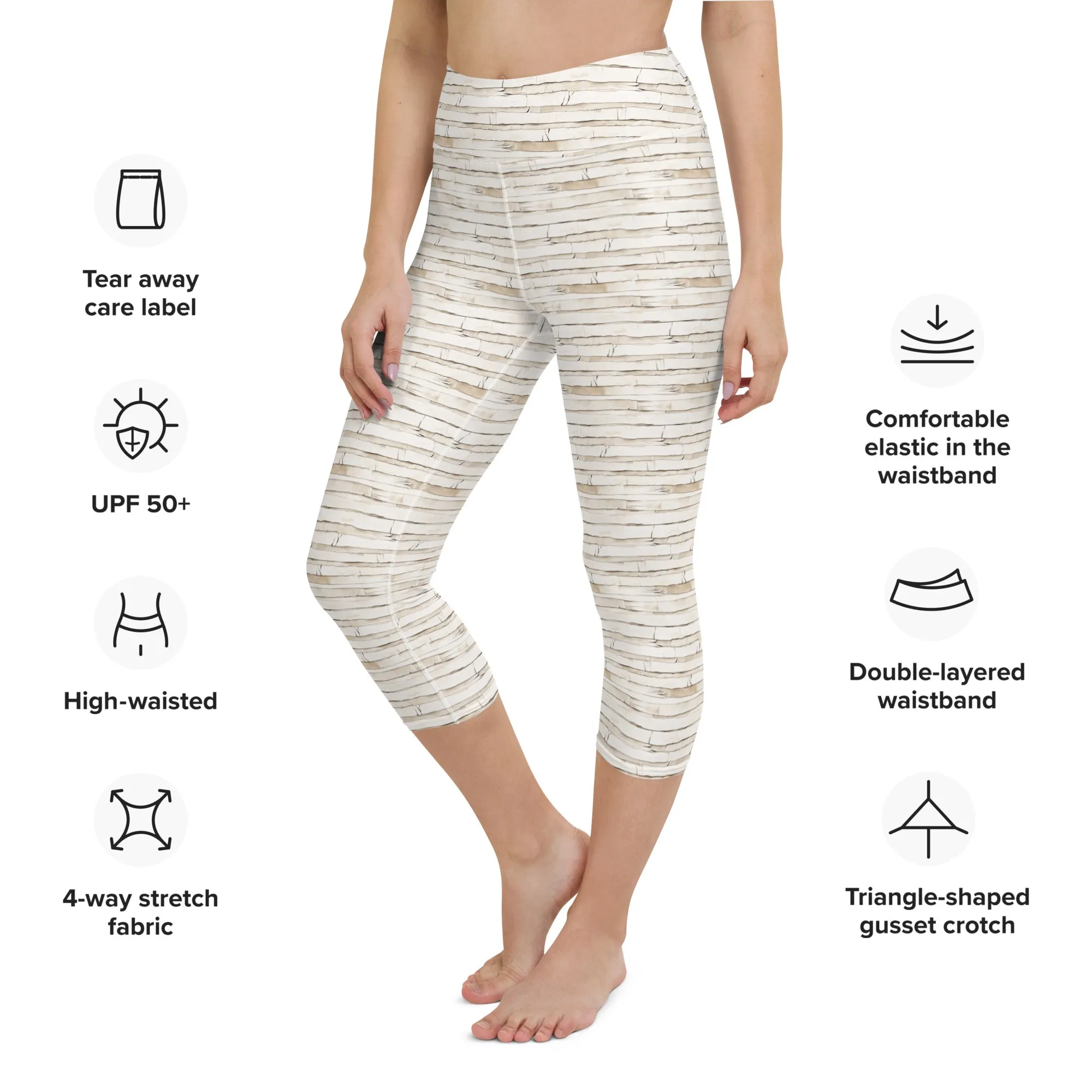 Mummy Wrap Yoga Capri Leggings
