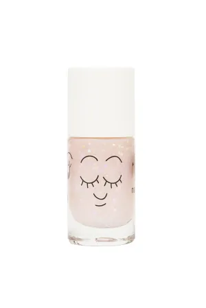 Nailmatic Washable Nail Polish - Clear Polly Powder Pink Glitter