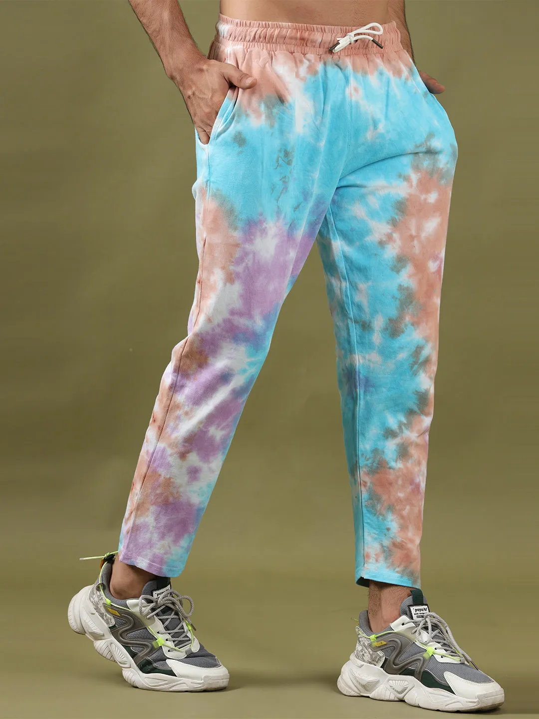 Nasa Multi Color Tie Dye Joggers