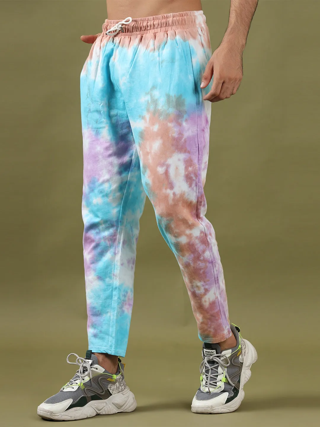 Nasa Multi Color Tie Dye Joggers
