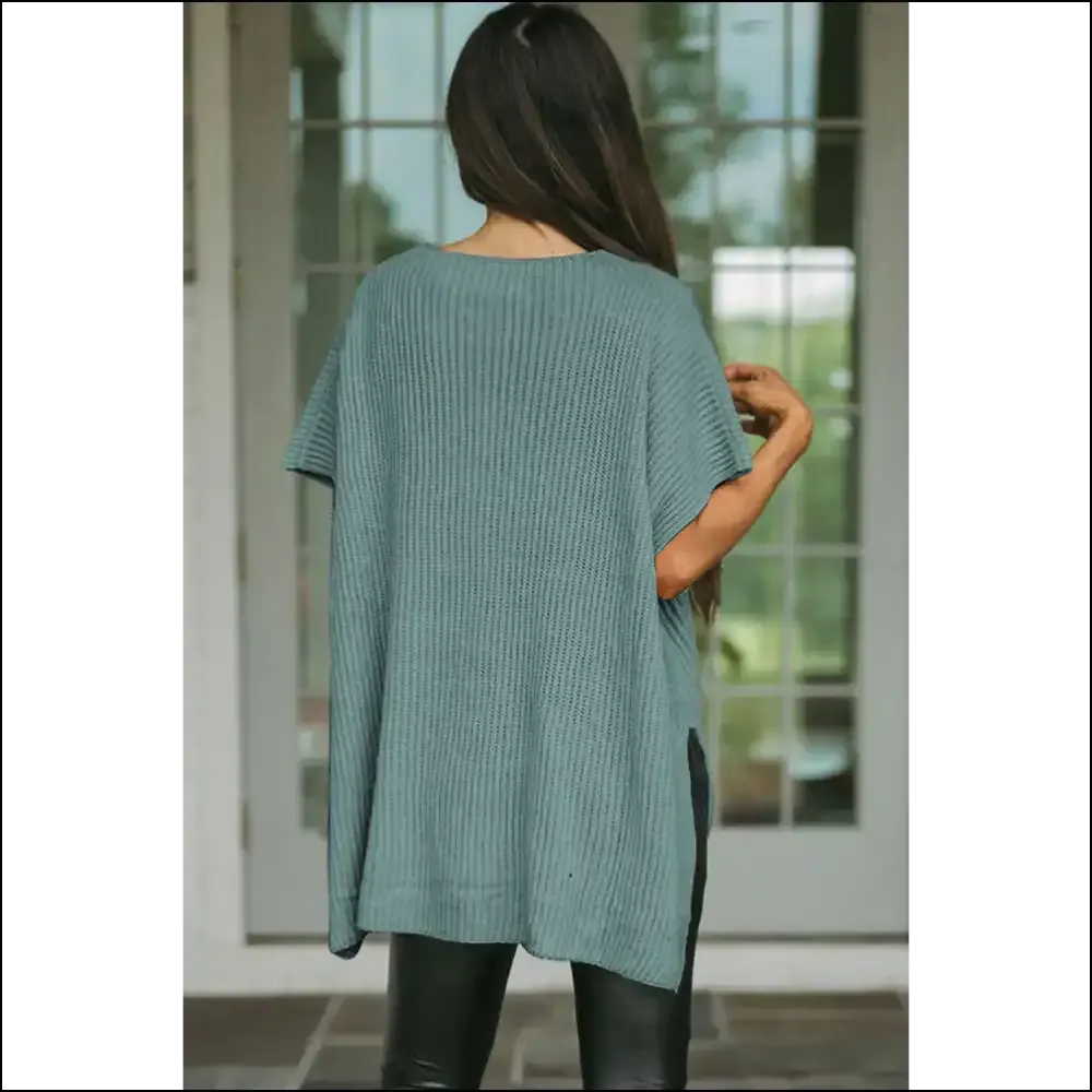 Needful Things: Chic Apricot Oversized Sweater - Hugs you Back! Slit Happens 🍑
