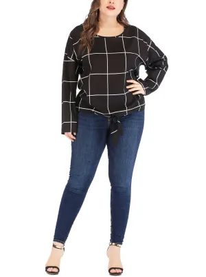 New Large Size Women's Long-sleeved T-shirt