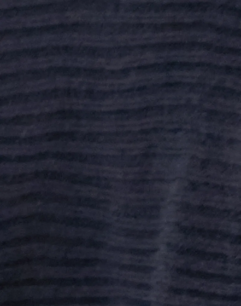 Nuria Shrug in Navy